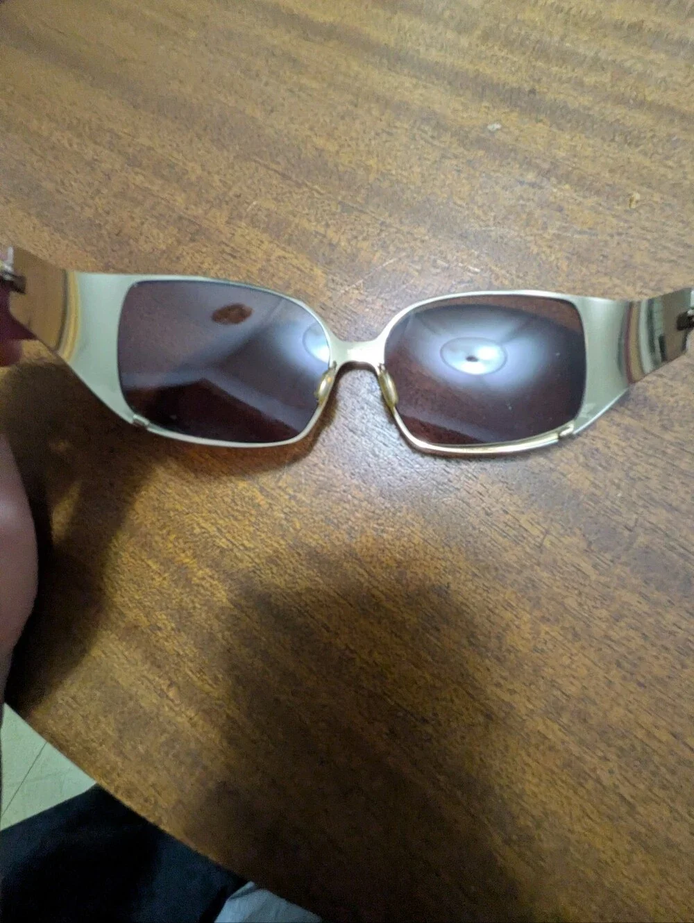 Vintage Christian Roth Sunglasses.  Pure Titanium, Leopard Print & Lightweight.